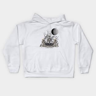 Meditating Skeleton Kids Hoodie